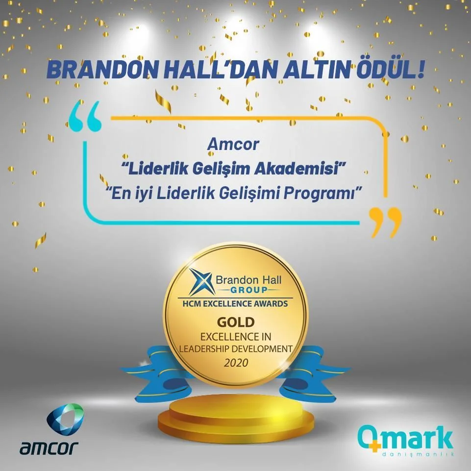 Amcor Brandon Hall 2020 Ödülü
